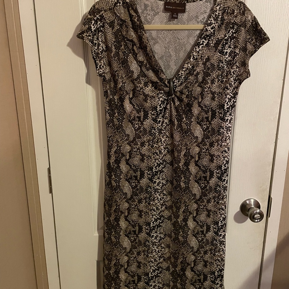 Dana Buchman snake print Dress